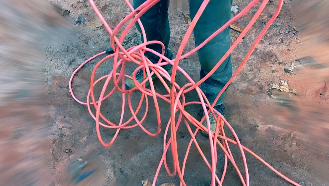 One easy trick to stop cables tangling ever again