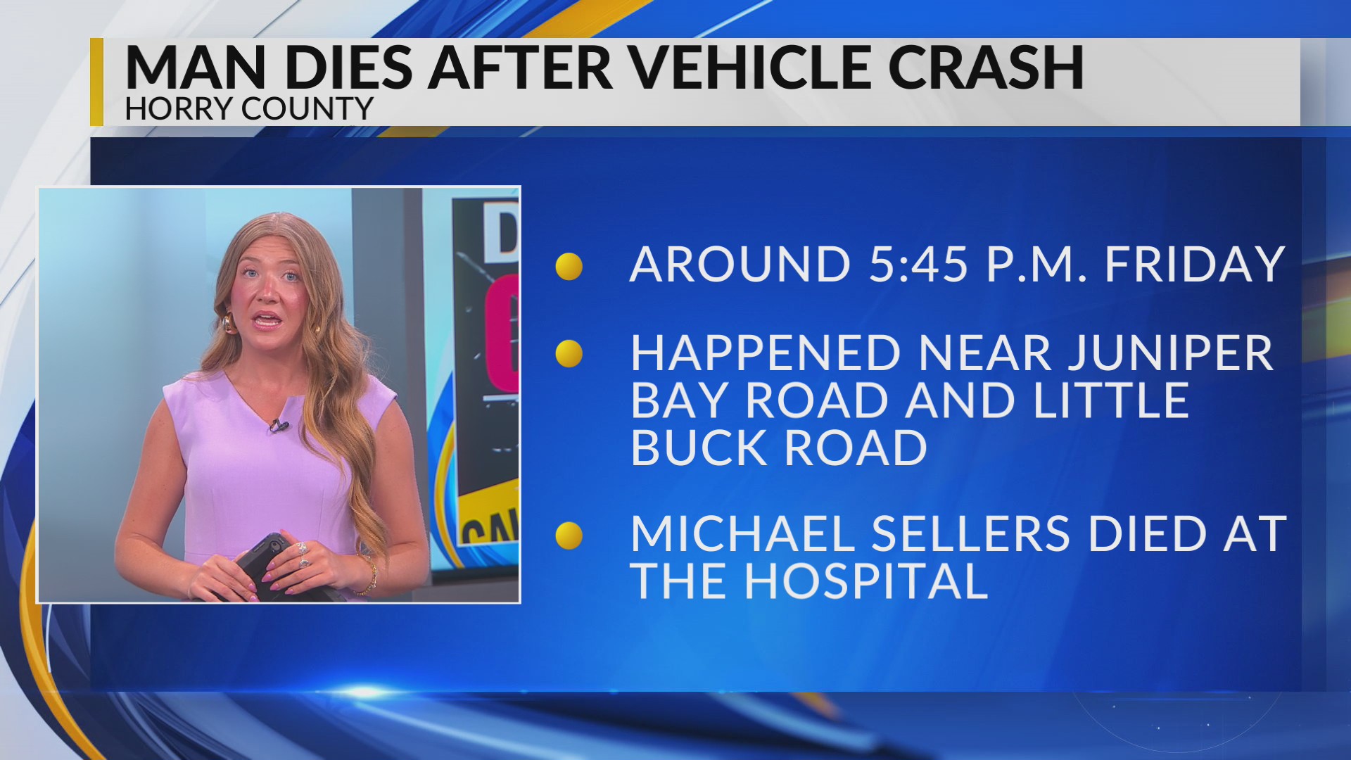Man dies after single-vehicle crash in Horry County