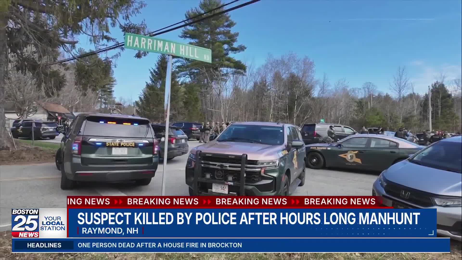Man accused of shooting officer in Raymond, New Hampshire dead after ...