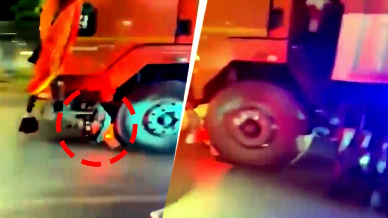 Video: Truck kills woman after hitting scooter, drags vehicle for ...