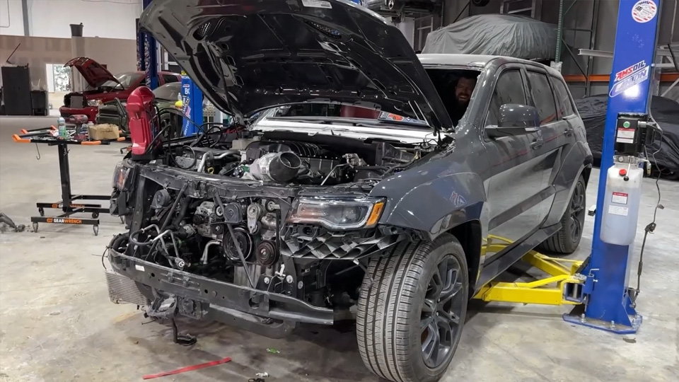 Can a Trackhawk handle a Dodge Demon engine?