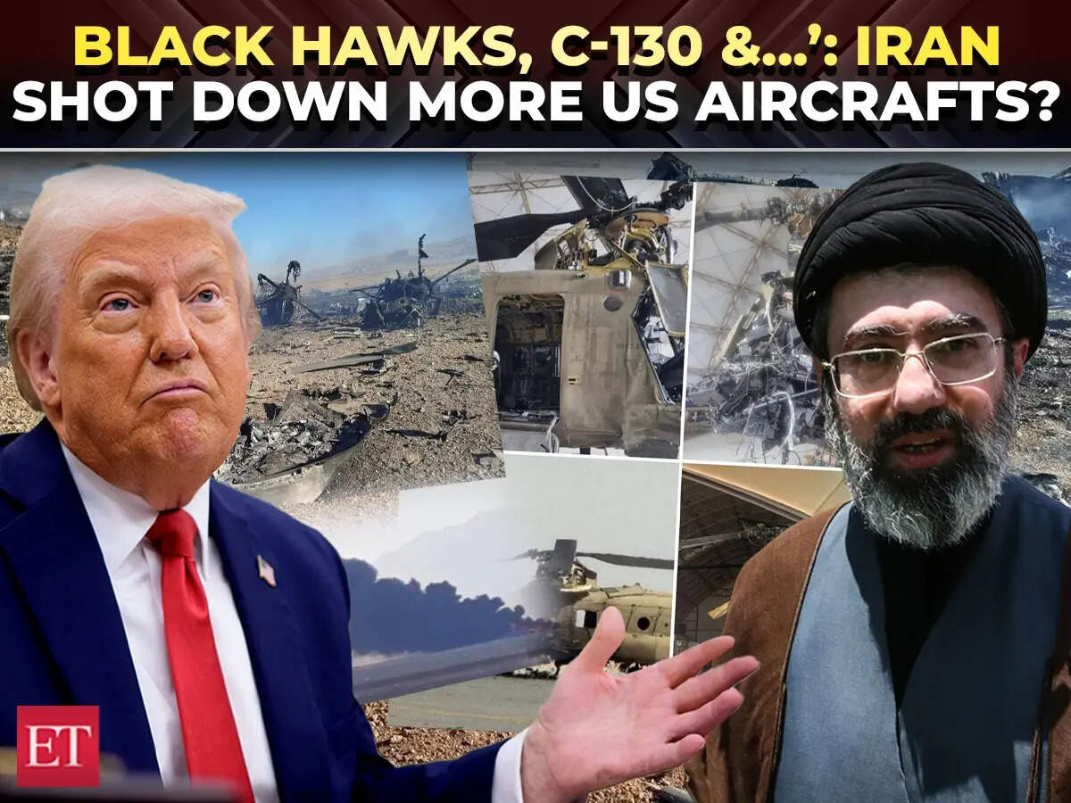 On cam: Iran shot down C-130 US aircraft, 2 Black Hawk choppers as ...