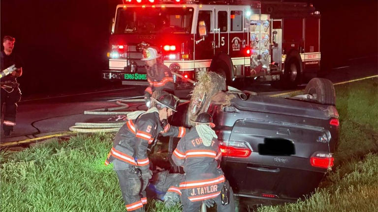 2 hospitalized after early morning crash in Bedford County ...
