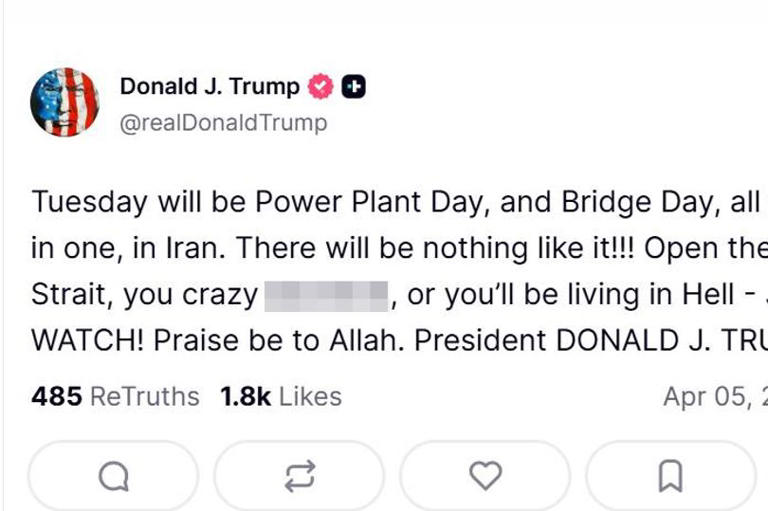 Donald Trump vows to bomb Iranian power plants in foul-mouthed tirade