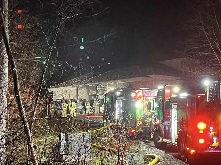 Fire crews: North Hampton vehicle fire extinguished before ...