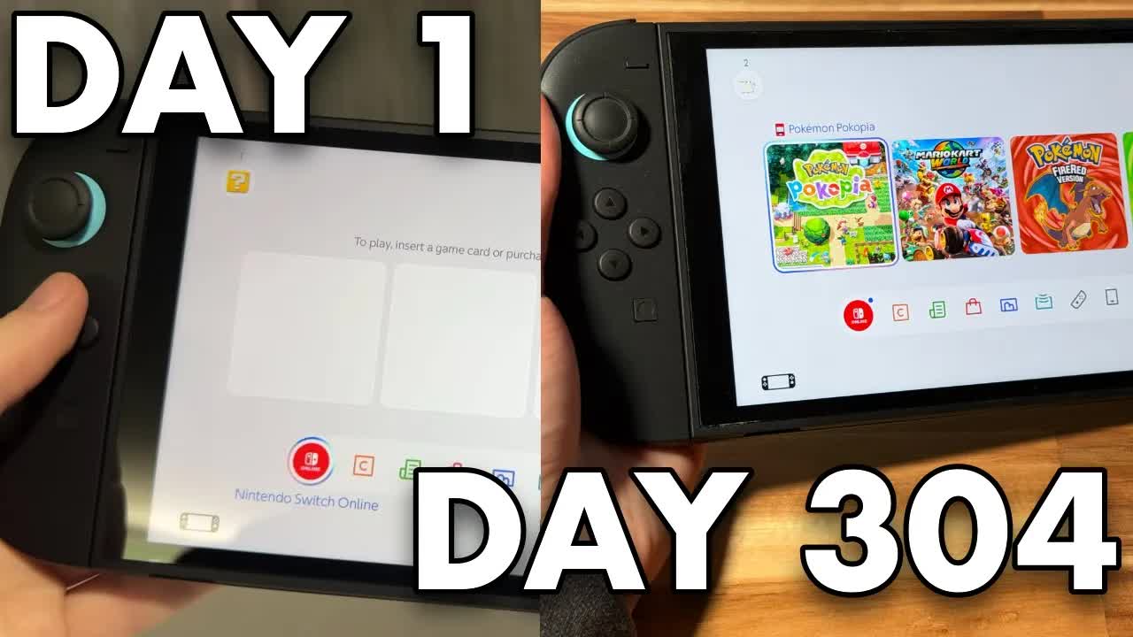 My entire Switch 2 collection since launch (hardware and software)