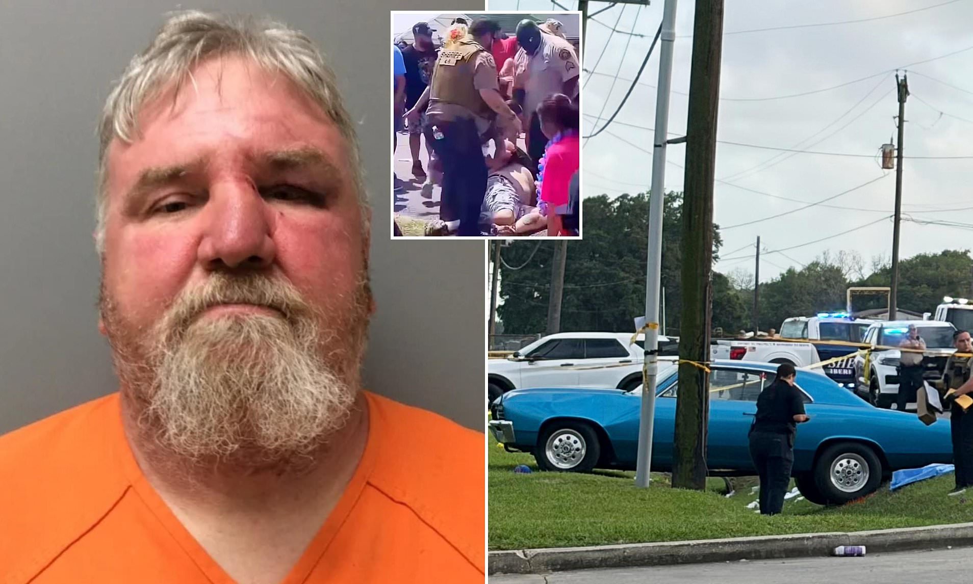 'Drunk' driver, 57, is charged with ramming into dozens of people ...
