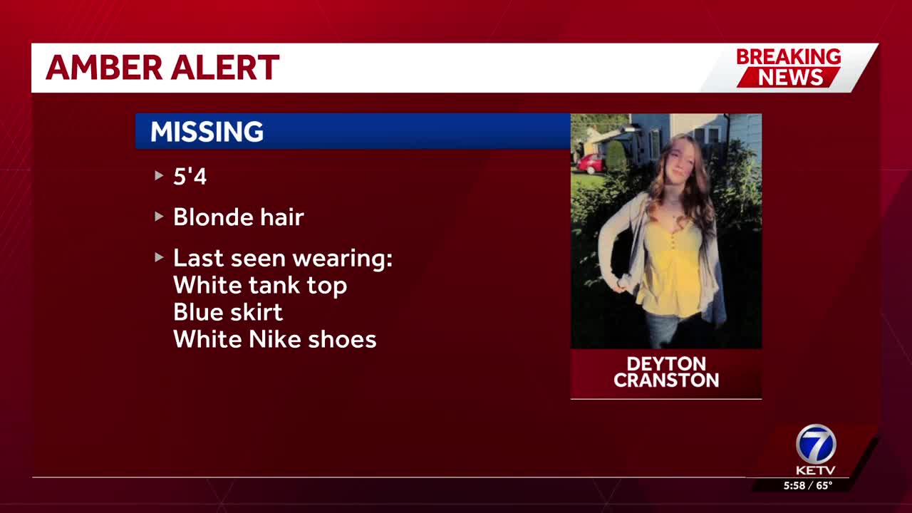 Authorities in Iowa searching for 12-year-old girl following Amber Alert