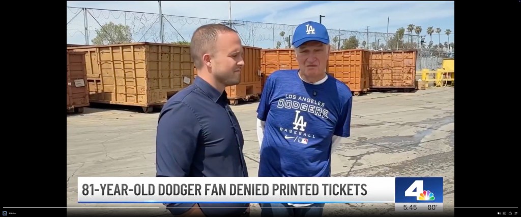 81-year-old lifelong Dodgers fan left devastated by brutal new policy