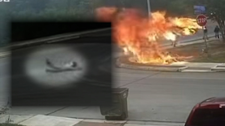 'I cannot believe that just happened' | Close call caught on camera as ...