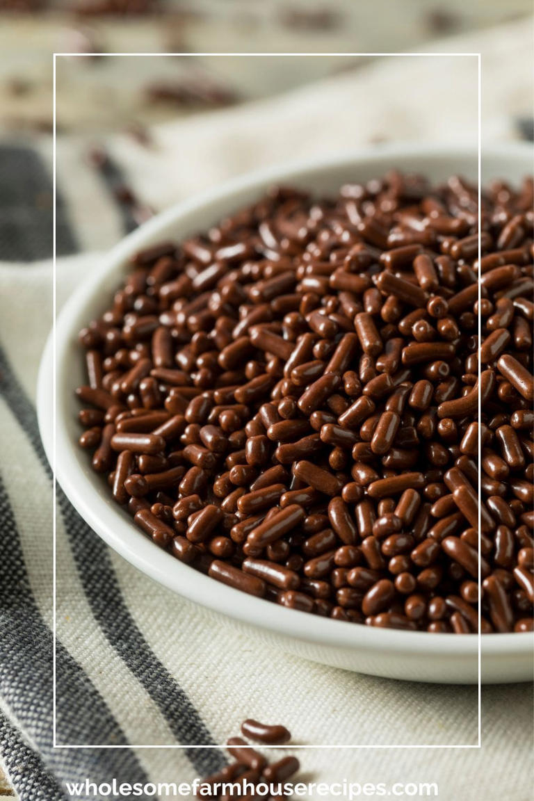 Homemade chocolate sprinkles: Fun and flavorful touches