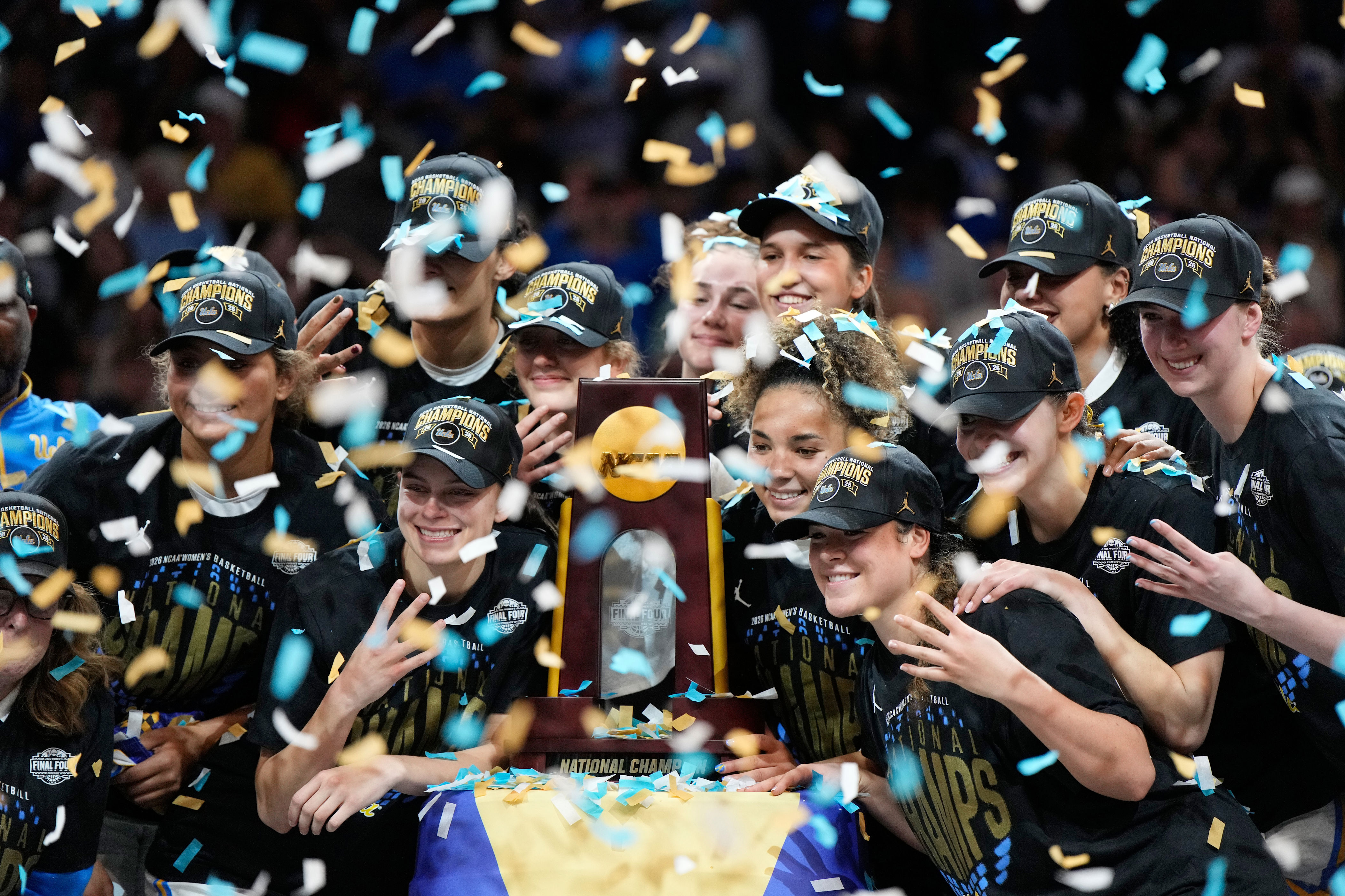 UCLA storms past South Carolina to claim its 1st NCAA women's ...