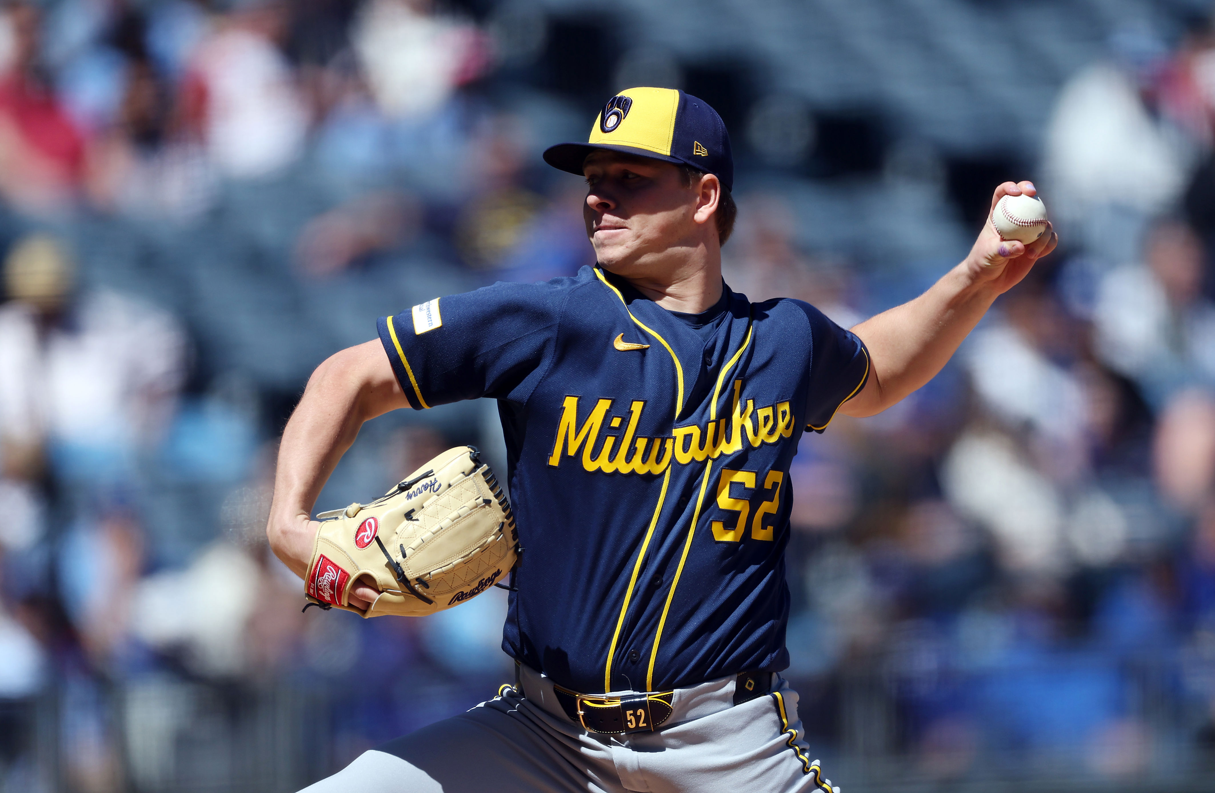 Brewers bounce back behind another strong Kyle Harrison start, top ...