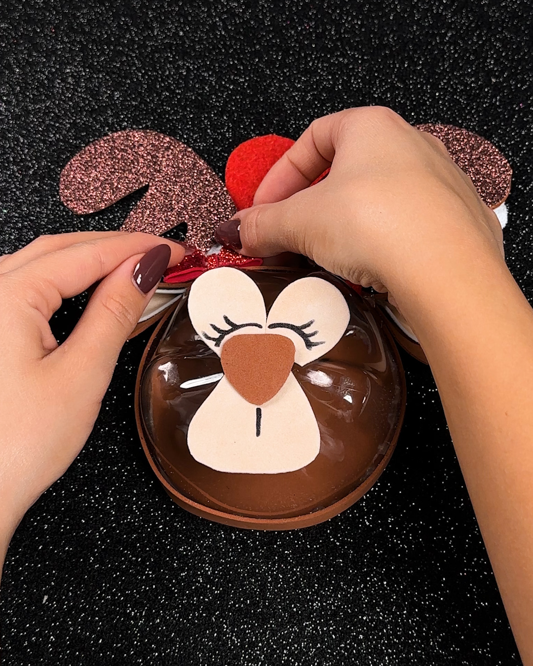 DIY adorable Rudolph inspired candy box🍬🎄