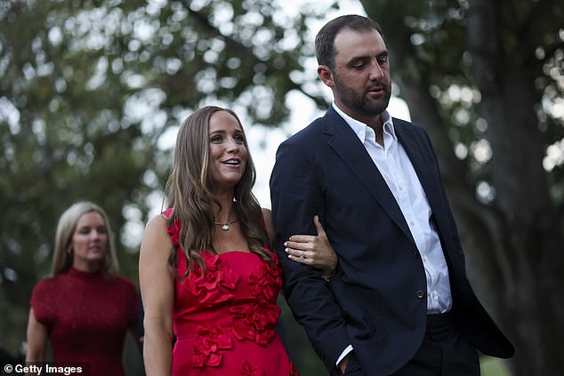Scottie Scheffler reveals surprise birth of second son as he arrives at ...