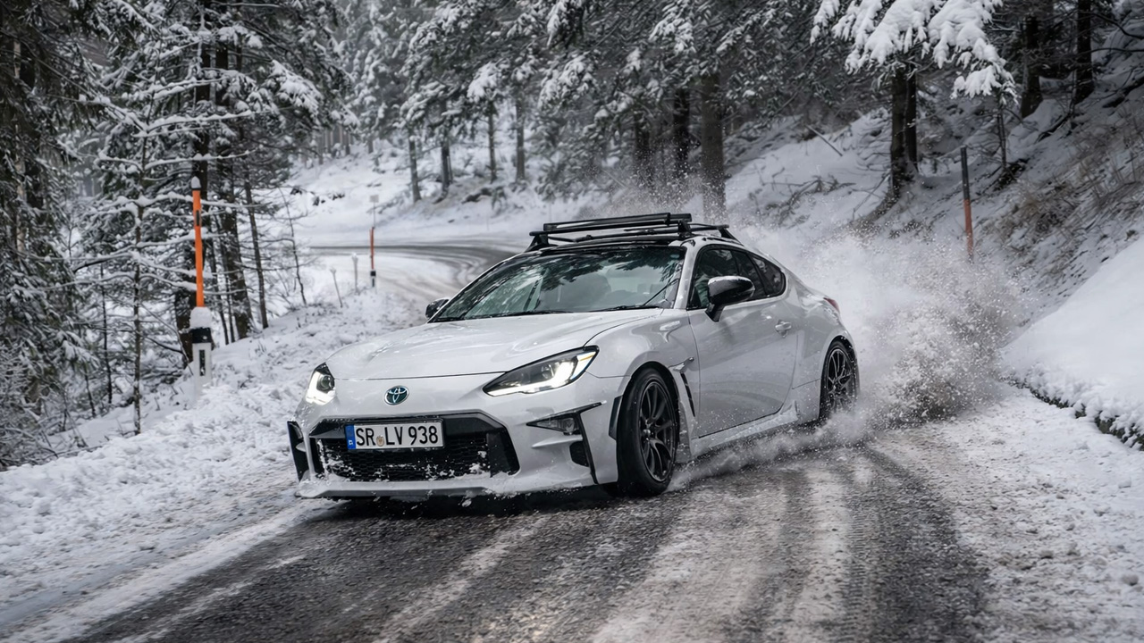 Toyota GR Yaris snow drive test