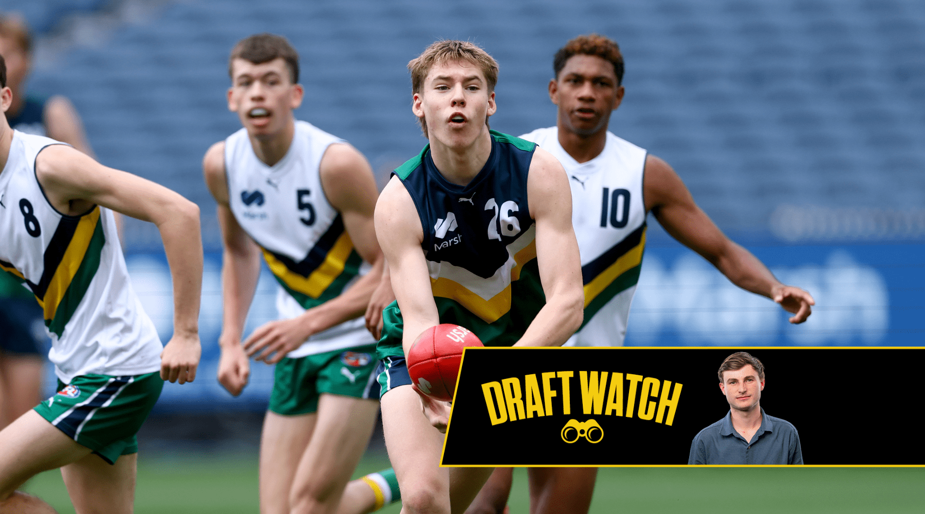 AFL draft watch: Ruck pressing his case, starring debut, 2027 prospects ...