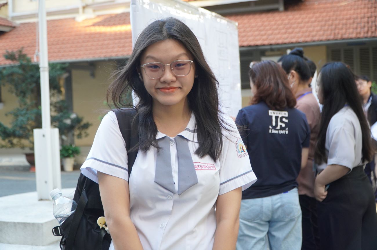 Thí sinh với nhiều cảm xúc trong kỳ thi đánh giá năng lực