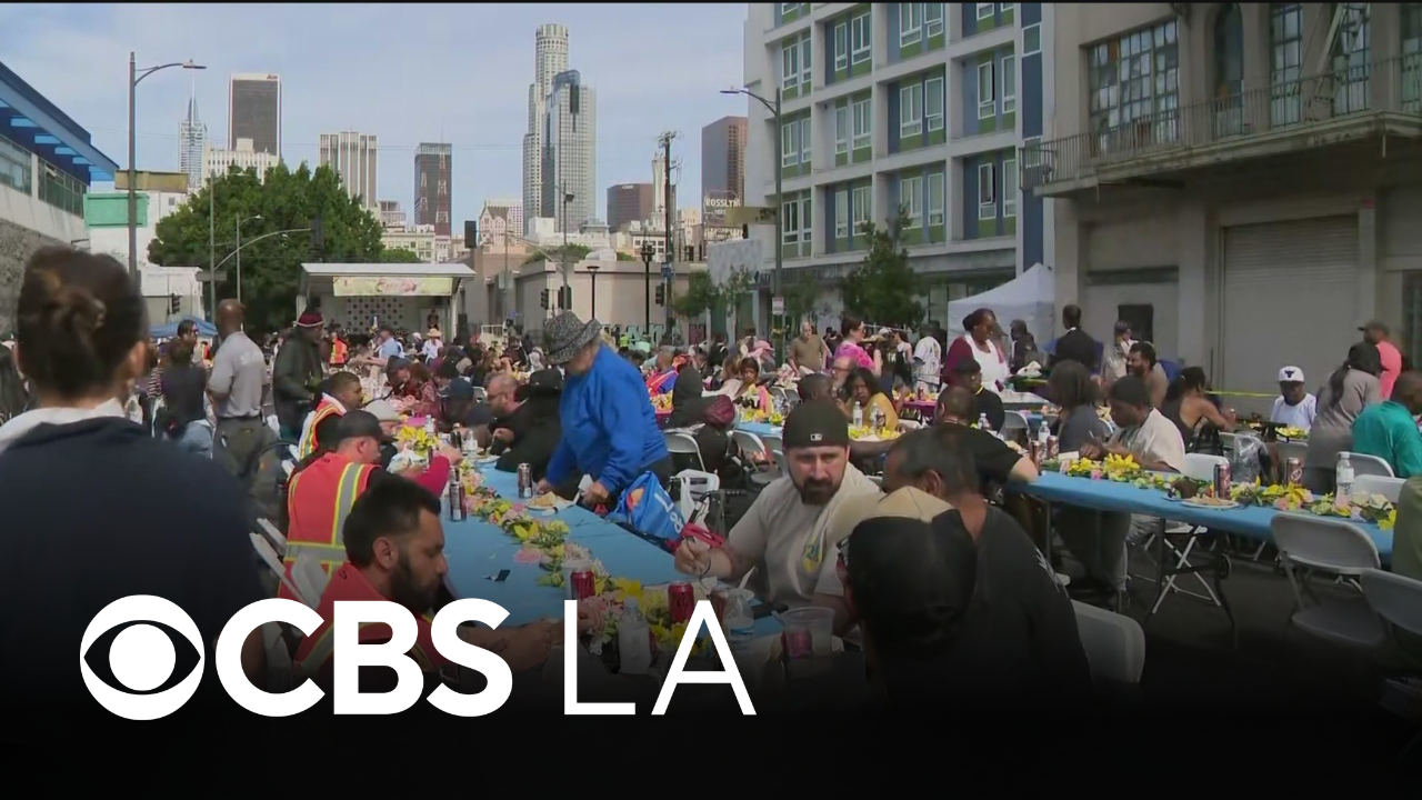 Midnight Mission hosts spring celebration in downtown Los Angeles