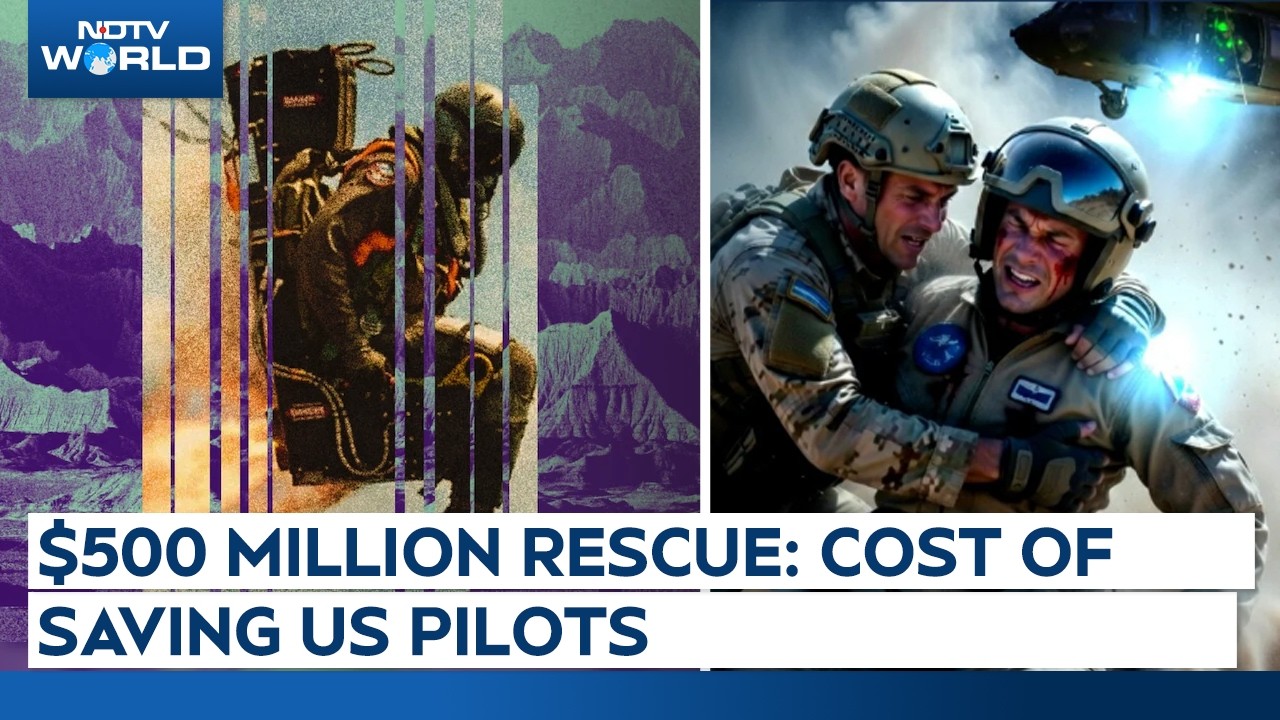 Rescue of American pilot in Iran | $500M rescue mission highlights war ...