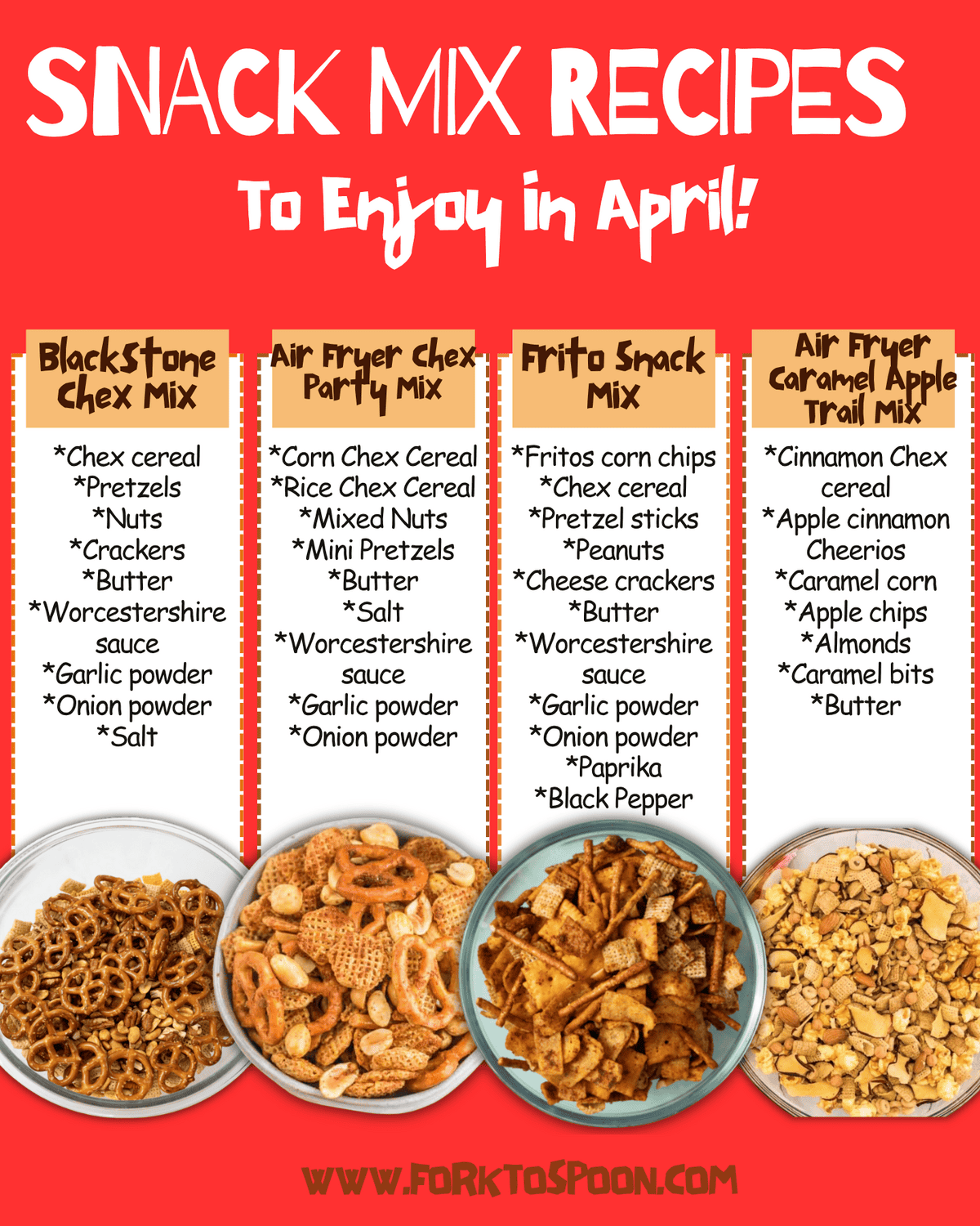 15 easy no-bake snack mix recipes