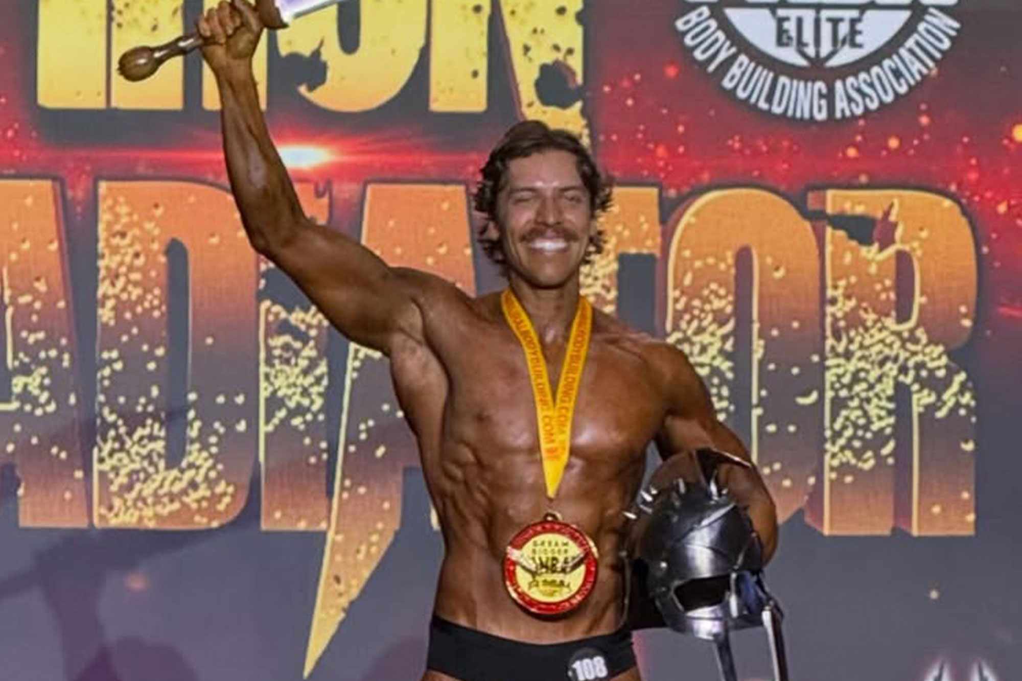Joseph Baena wins second bodybuilding competition a week after debuting ...