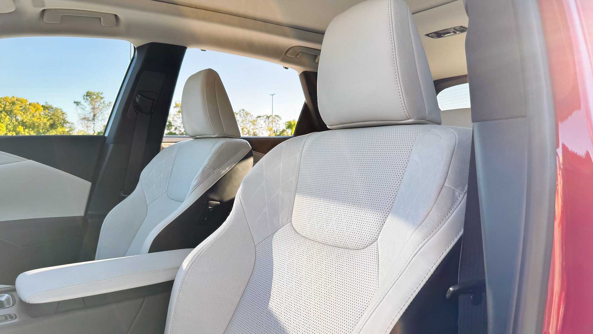 2026 Lexus RX interior shot of the front seats
