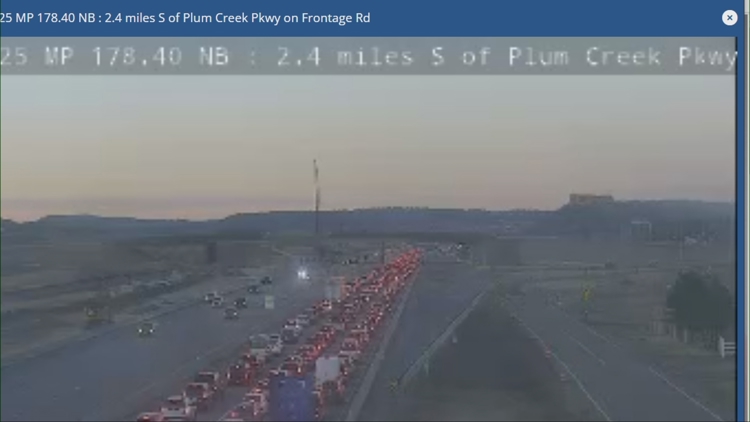 Person hit by car on I-25 after running from officers, Castle Rock ...