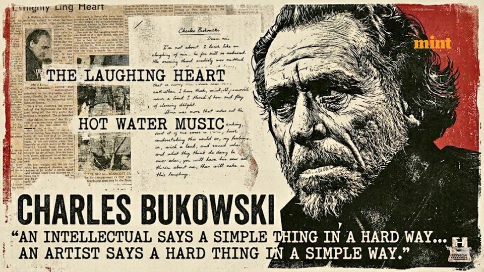 Quote of the day by Charles Bukowski: 'An intellectual says a simple ...