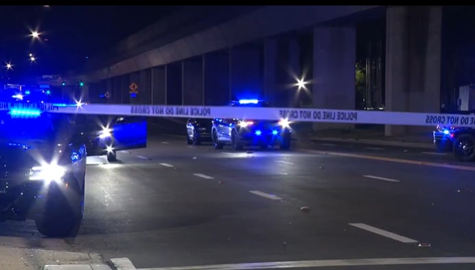 Large police presence on southwest Atlanta street