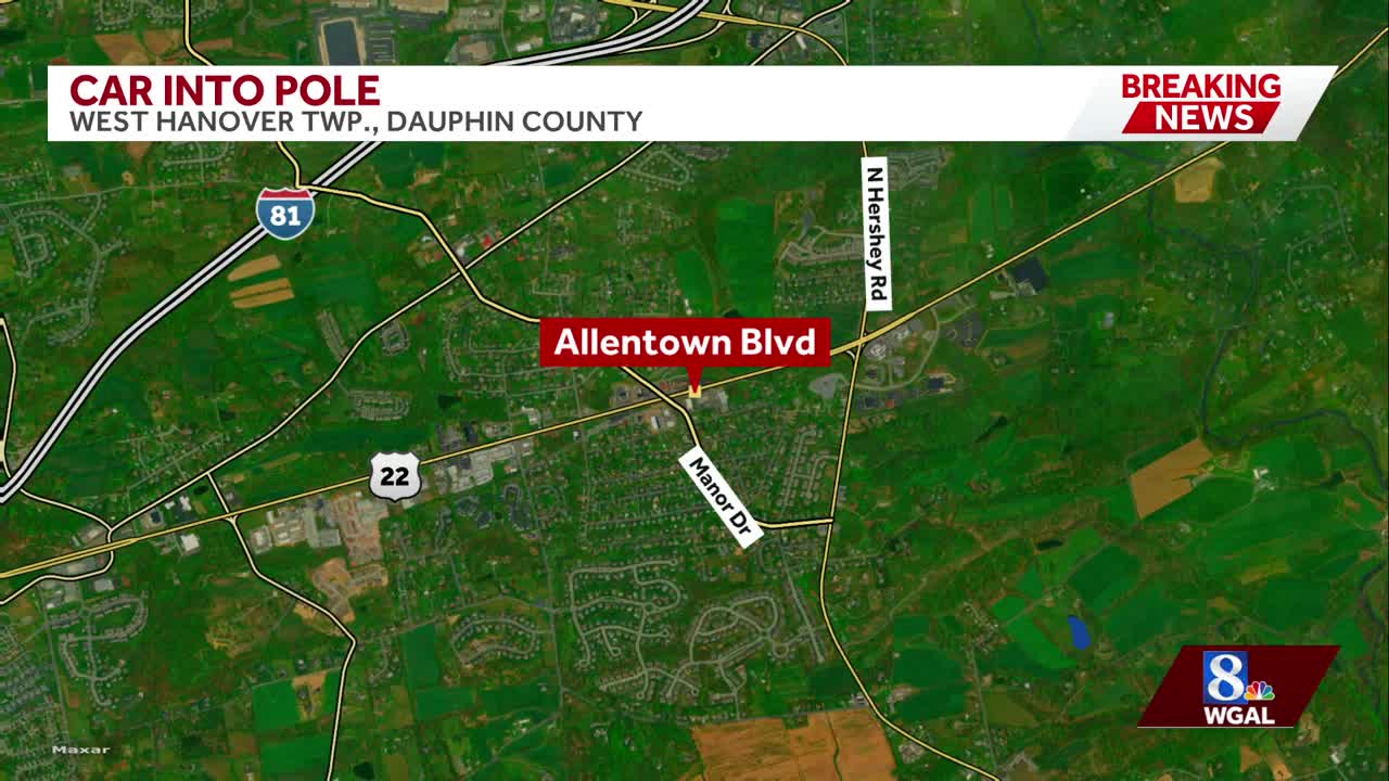 Car crash into utility pole leaves Dauphin County residents without power