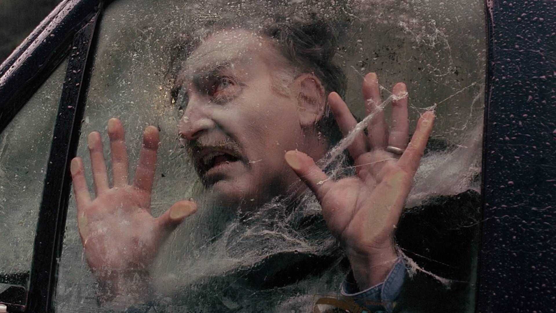 A man wrapped in webs in The X-Files