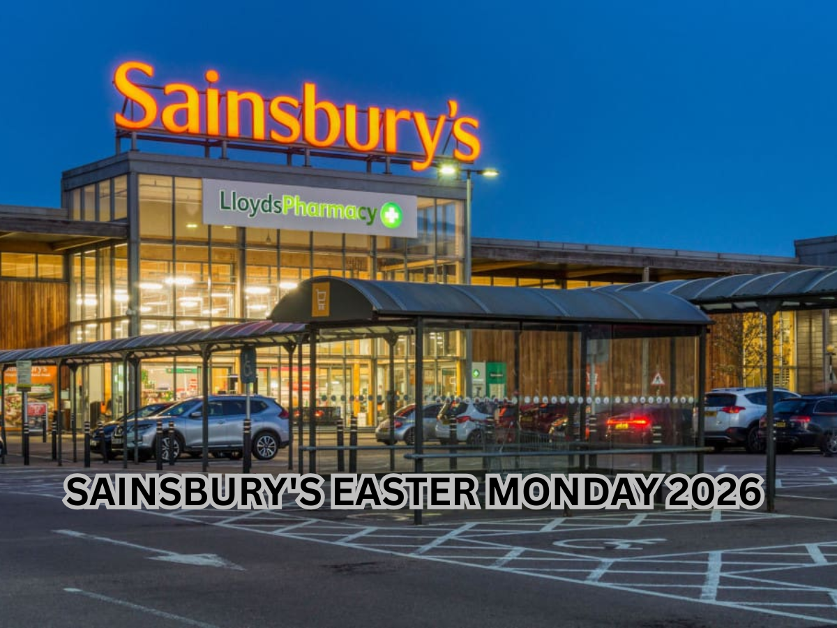 Sainsbury's Easter Monday 2026 supermarkets opening & closing times ...