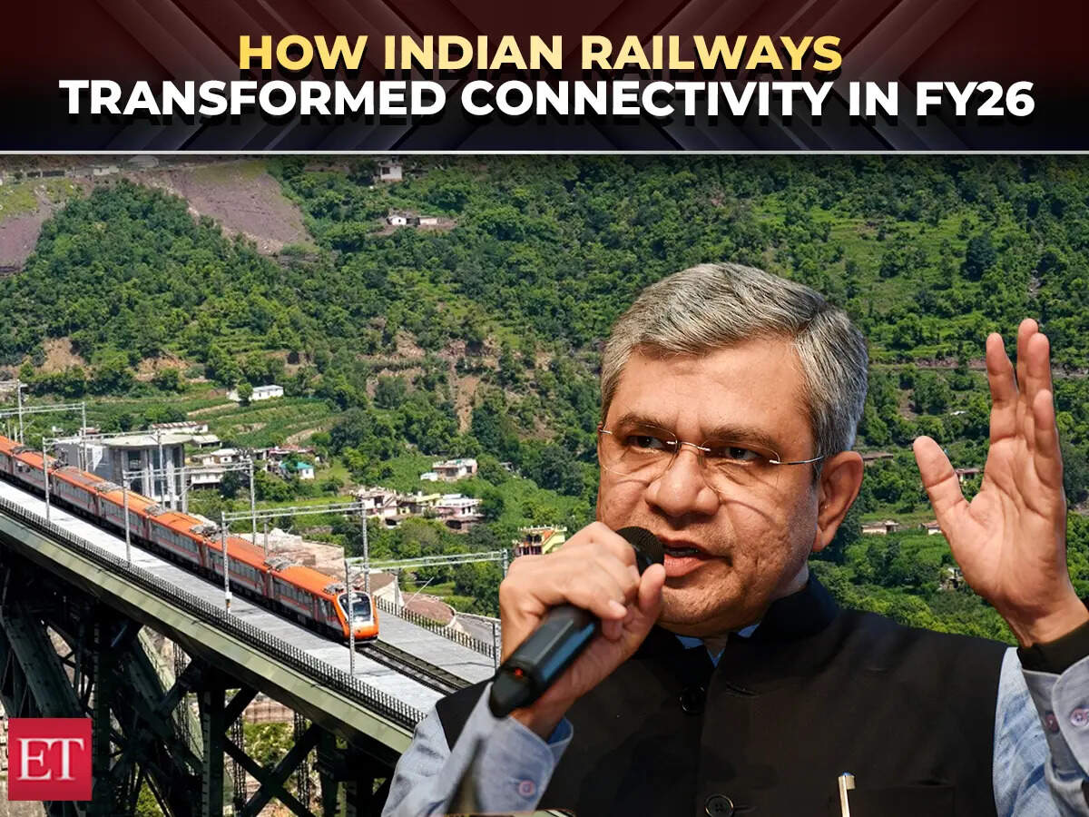 Ashwini Vaishnaw unveils Railways FY26 wrap: 119 Amrit Bharat stations ...