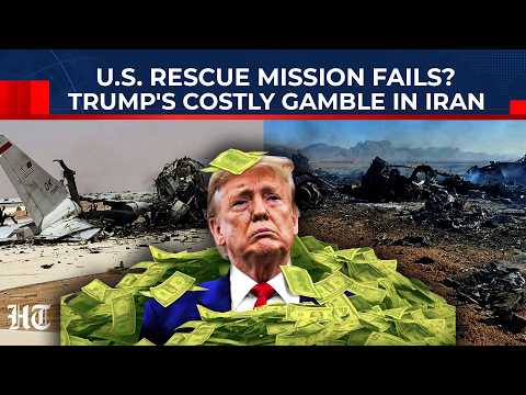 US burns millions in Iran rescue mission as two 100M aircraft destroyed ...