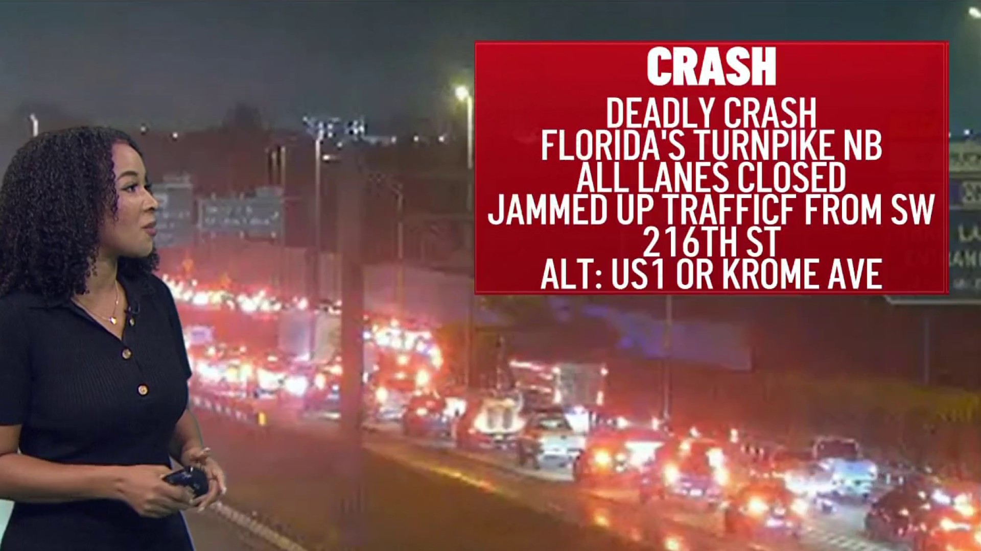 Deadly crash shuts down northbound lanes of Florida's Turnpike in ...