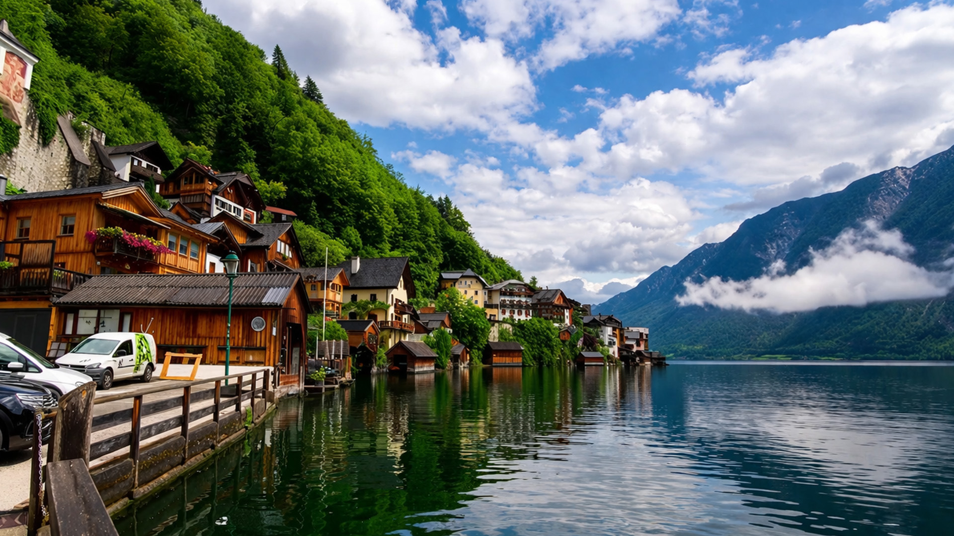 Is Hallstatt still beautiful on a cloudy day?