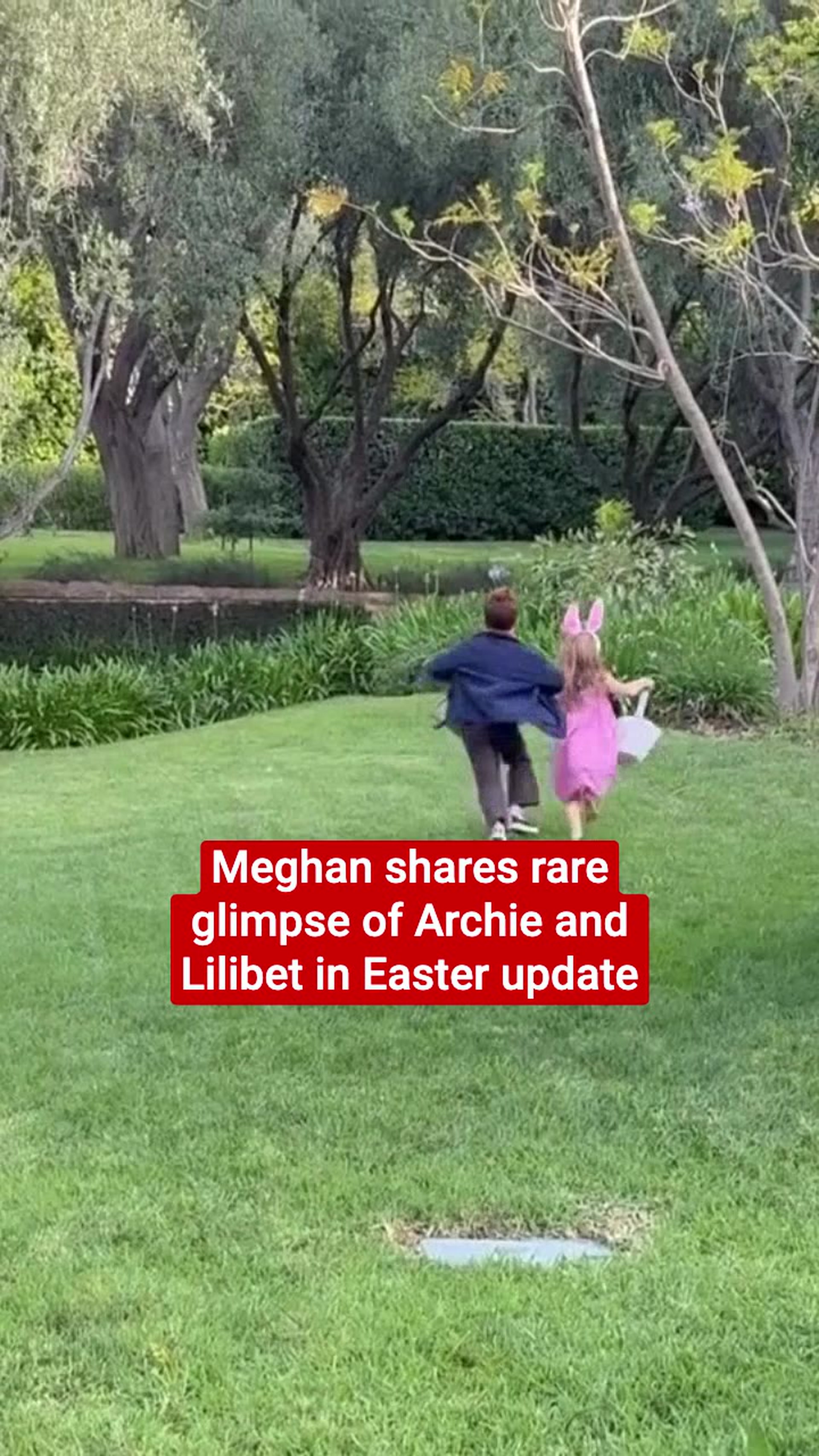 Meghan shares rare glimpse of Archie and Lilibet at home in Easter update