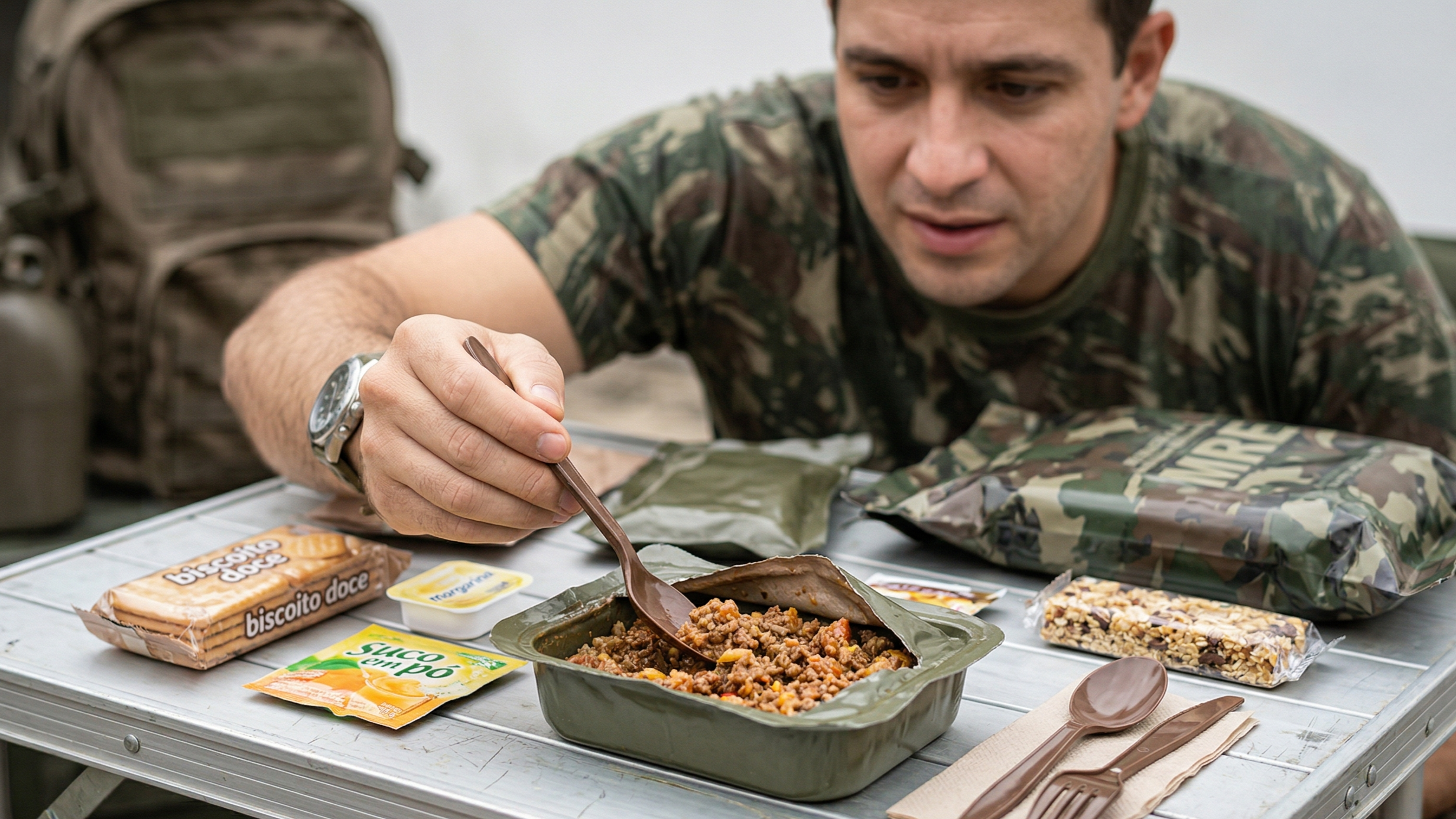 Você conseguiria comer uma MRE militar