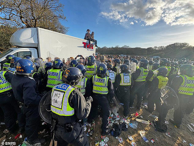 Riot breaks out in rural village as police try to shut down illegal ...