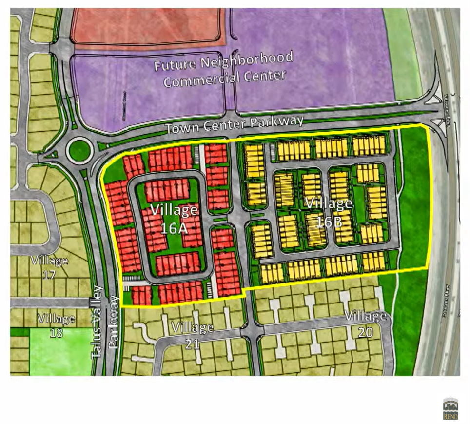 Reno planning approves tentative map for 185 townhomes in South Reno