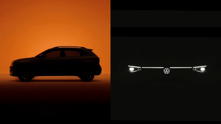 Volkswagen Taigun facelift teased with connected lights: Launch date ...