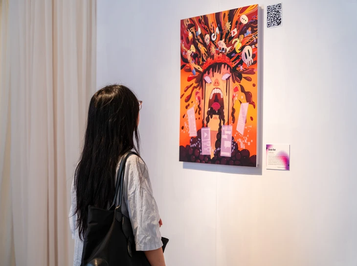 Triển lãm giúp sinh viên nhận diện nội dung AI rác trên mạng xã hội