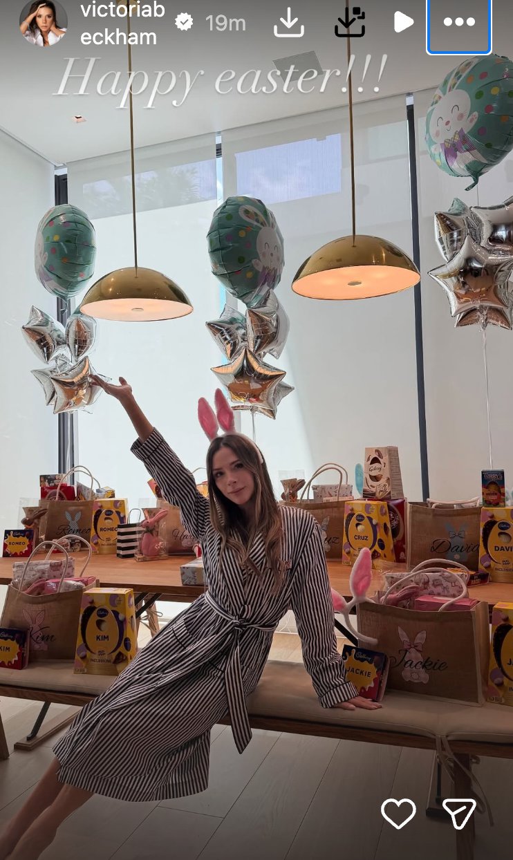 Victoria Beckham’s lavish Easter celebration omits Brooklyn with ...