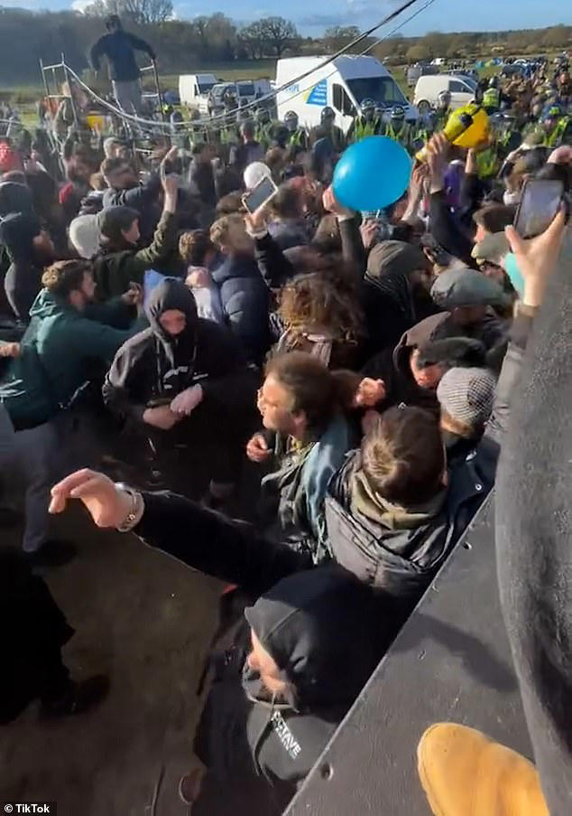 Riot breaks out in rural village as police try to shut down illegal ...
