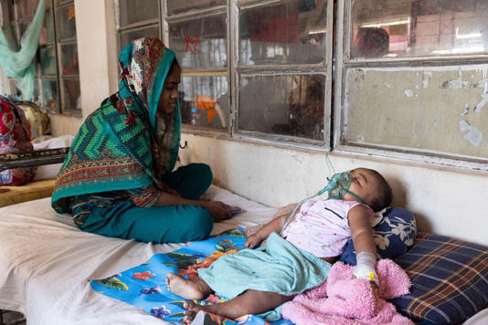 Mandatory Credit: Photo by Saddman Zaman/ZUMA Press Wire/Shutterstock (16813541a) At the Infectious Diseases Hospital in Mohakhali, Dhaka, there have been 81 cases of measles and 13 cases of chicken pox in children who were admitted. Among which 04 measles-infant cases were discharged, and 2 death cases were recorded within the last two days. Currently, Bangladesh is facing a surge in measles cases among infants, particularly those under nine months, who remain highly vulnerable due to incomplete immunization. Measles Outbreak In Bangladesh, Dhaka - 02 Apr 2026