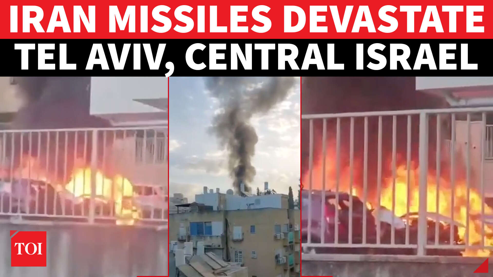 Iran unleashes missile storm on Tel Aviv; 15 sites bombed in just 1 ...