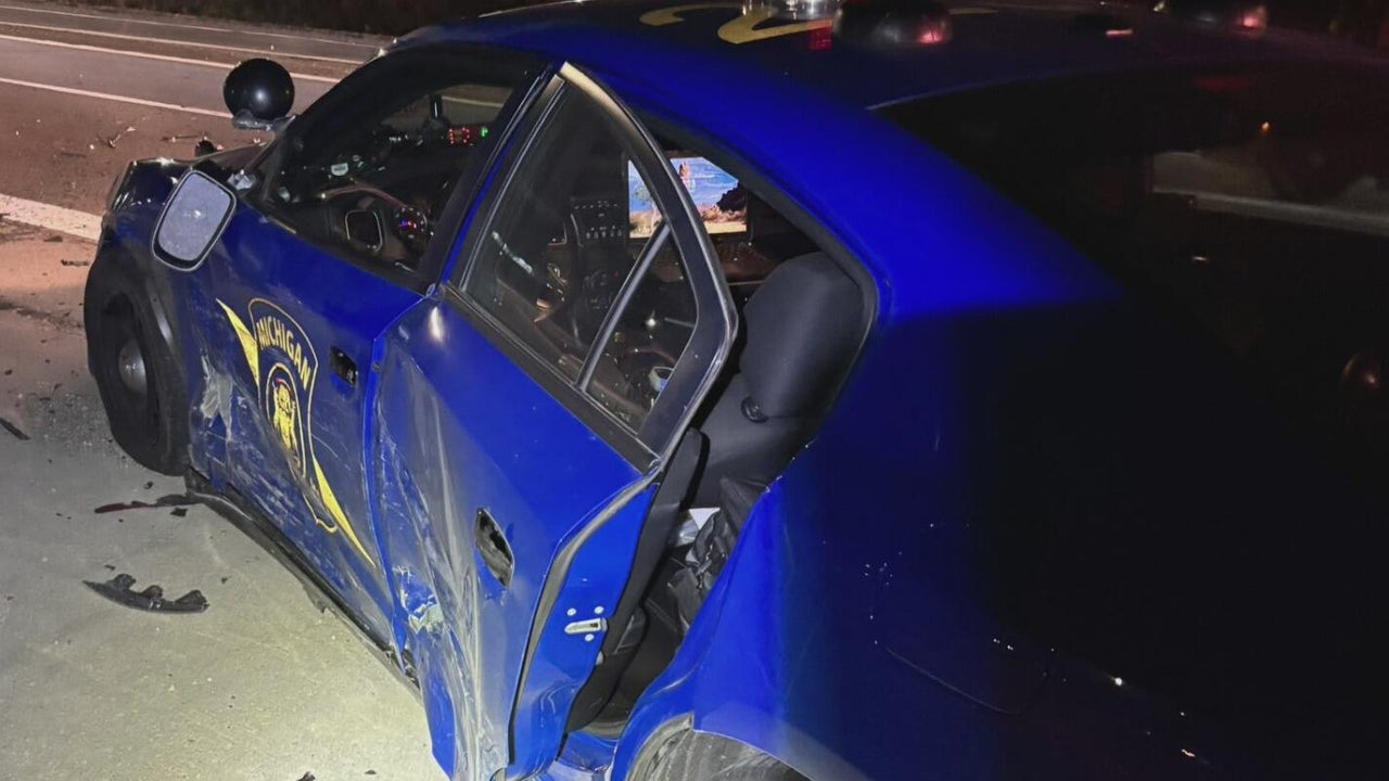 Michigan trooper injured after suspected intoxicated driver strikes ...