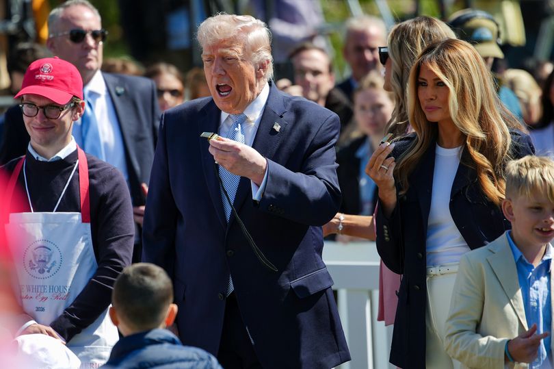 Six unhinged Trump moments from Easter Egg Roll including weird Melania ...