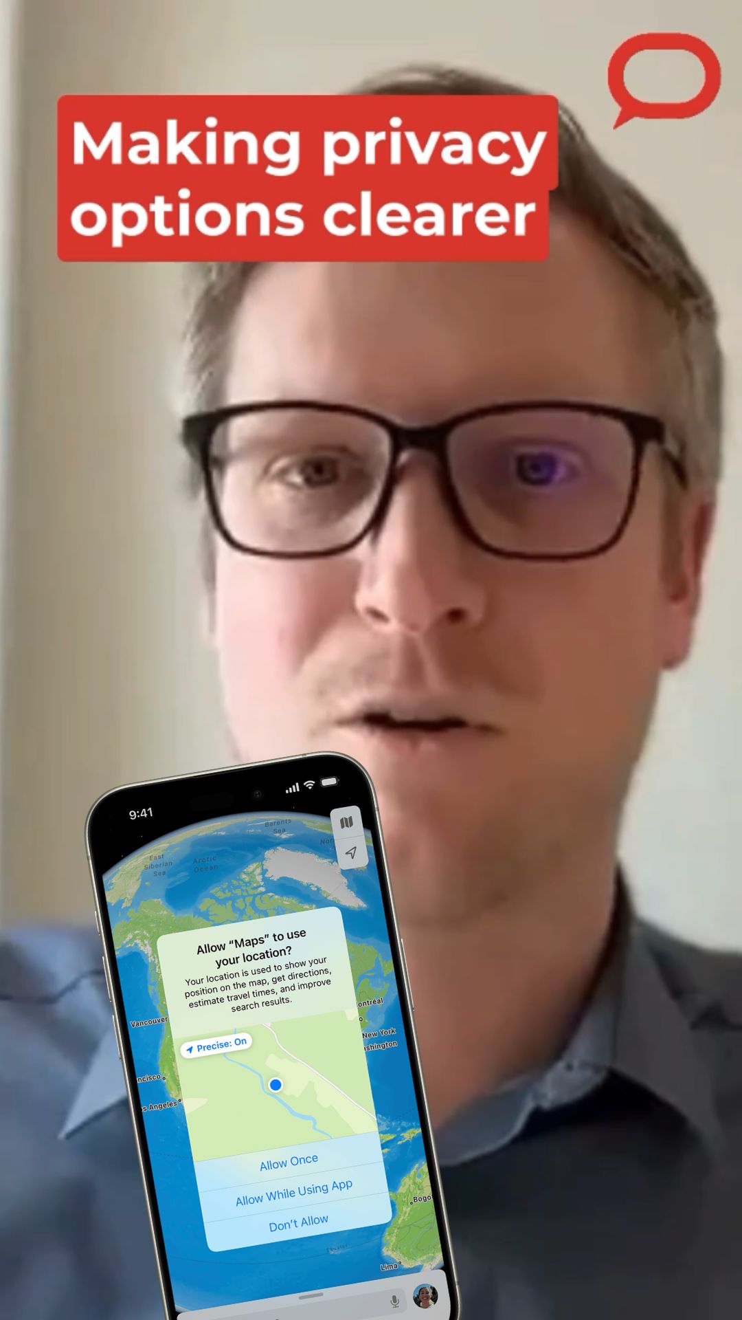 Making privacy options clearer